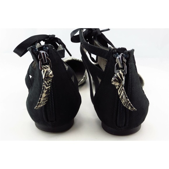 Audrey Brooke Cutesy Size 6 Medium Black Pointed Toe Mary Jane Leather Women - Picture 5 of 7